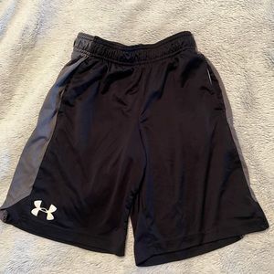 Under Armour athletic shorts. Youth small. Loose fit.